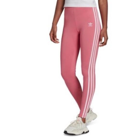 Adidas 3 Stripes Tights in Pink Size Small | Cotton |Jimmy Jazz rose tone S - Picture 4 of 15